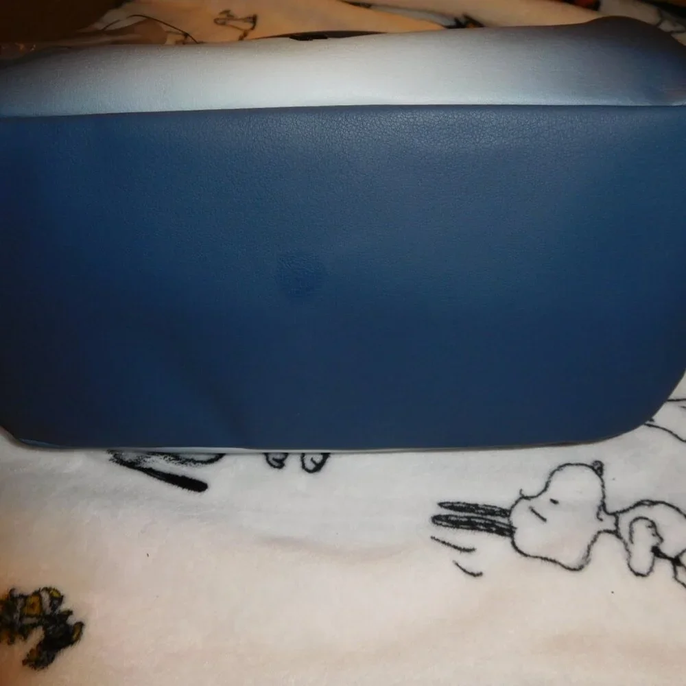 NWT Simply Vera Vera Wang Caitlin Functional Satchel Bag blue tie dye - Picture 4 of 16
